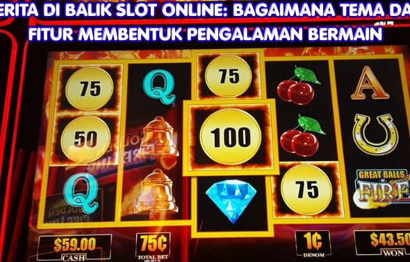 Cerita di Balik Slot Online Bagaimana Tema dan Fitur Membentuk Pengalaman Bermain