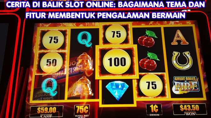 Cerita di Balik Slot Online Bagaimana Tema dan Fitur Membentuk Pengalaman Bermain